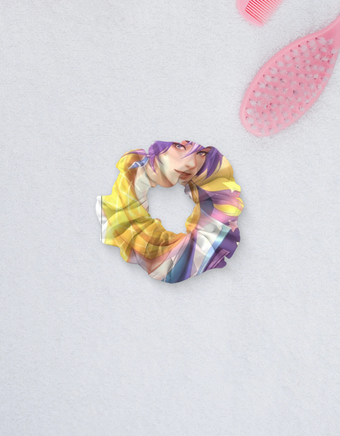 female aop scrunchies